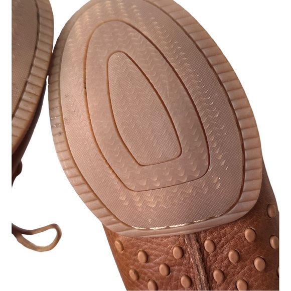 MEN’S HELLY HANSEN LEATHER BOAT SHOES (SZ 6.5) (EUC) - Picture 10 of 14